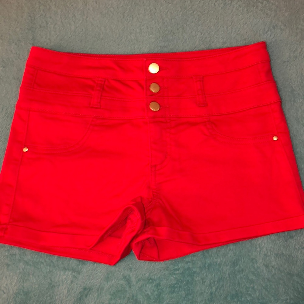 High waisted shorts